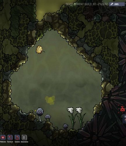 Screen shot of three eyed fish in Oxygen