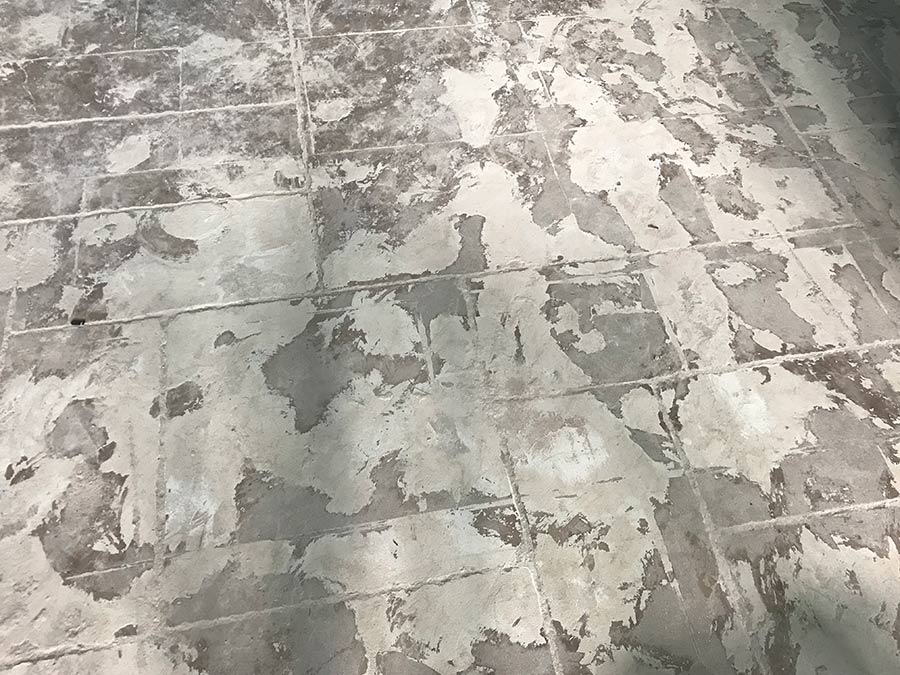 Stripped down floor